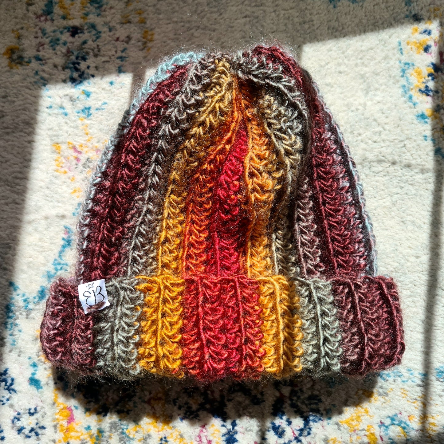Handmade Crochet Autumn Beanie