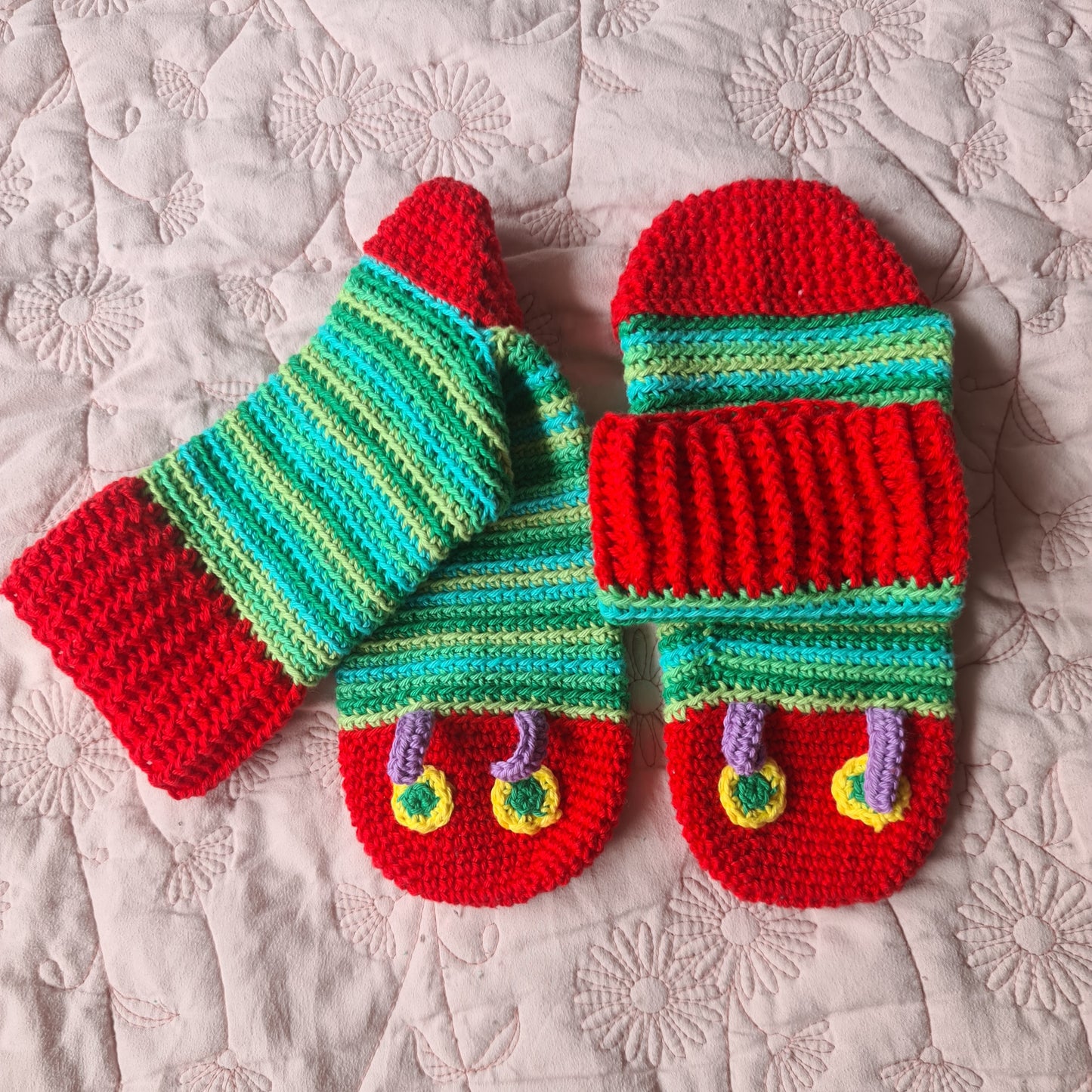 Caterpillar Socks Crochet Pattern