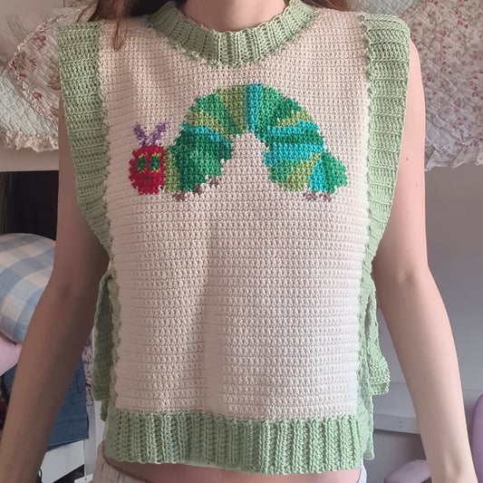 Caterpillar Vest Crochet Pattern