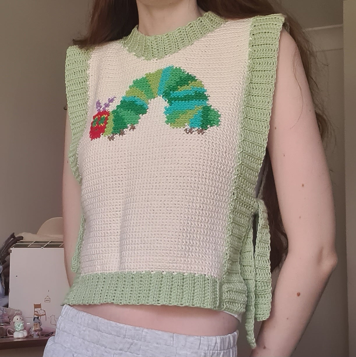 Caterpillar Vest Crochet Pattern