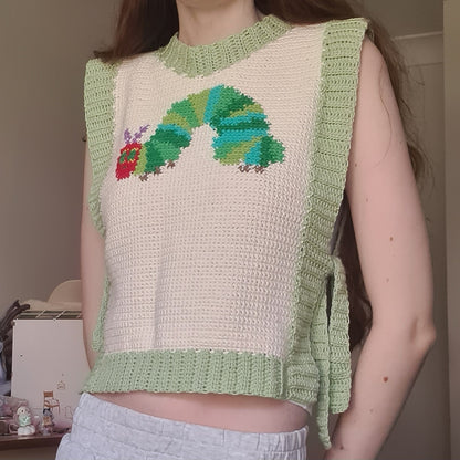 Caterpillar Vest Crochet Pattern