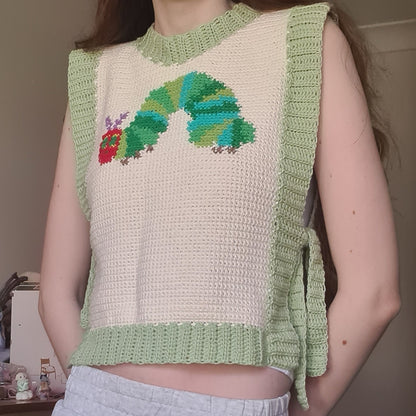 Caterpillar Vest Crochet Pattern