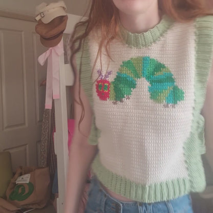 Caterpillar Vest Crochet Pattern