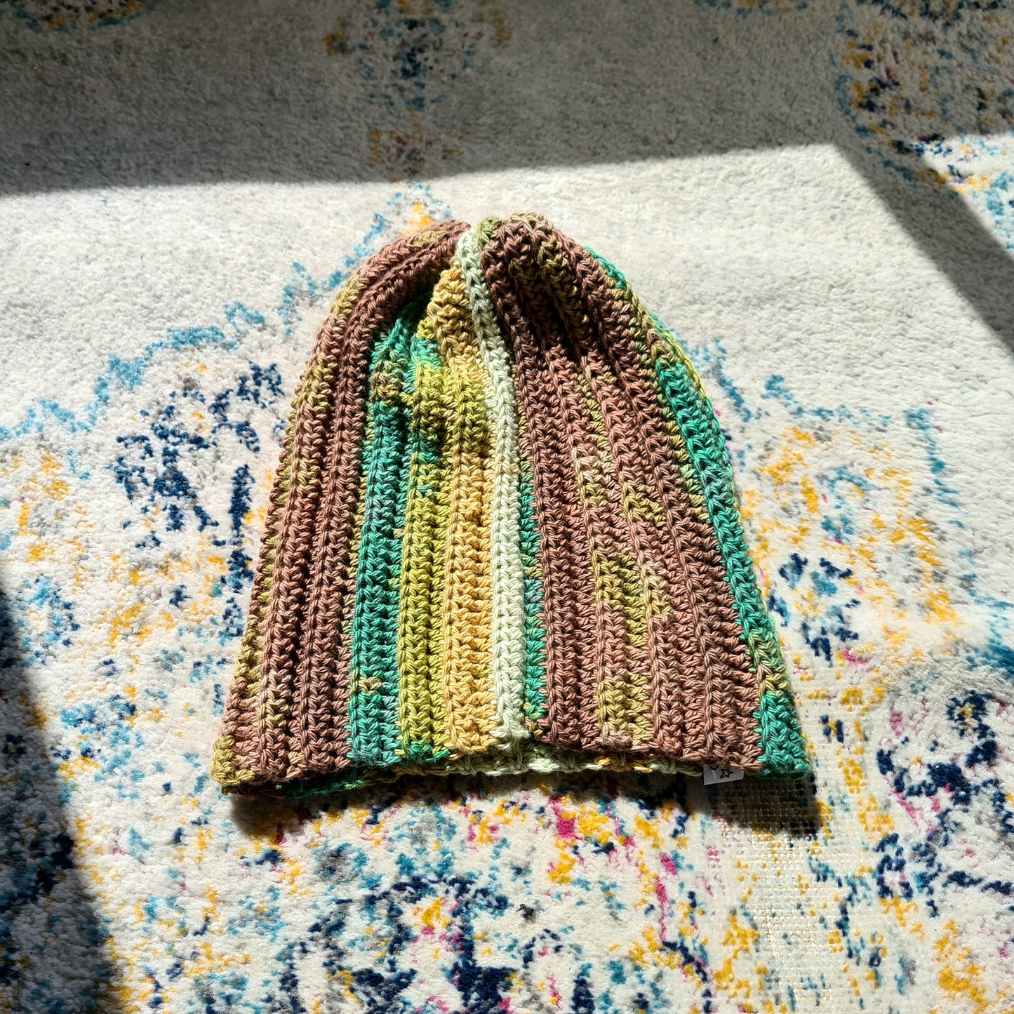 Handmade Crochet Beanie - Camo