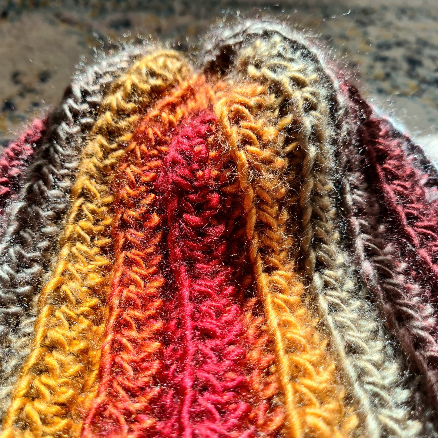 Handmade Crochet Autumn Beanie