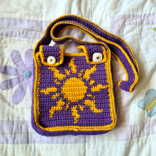 Tangled Inspired Bag Crochet Pattern