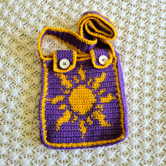 Handmade Crochet Tangled Inspired Handbag