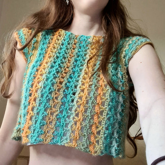 Crochet Wavy Shirt Pattern