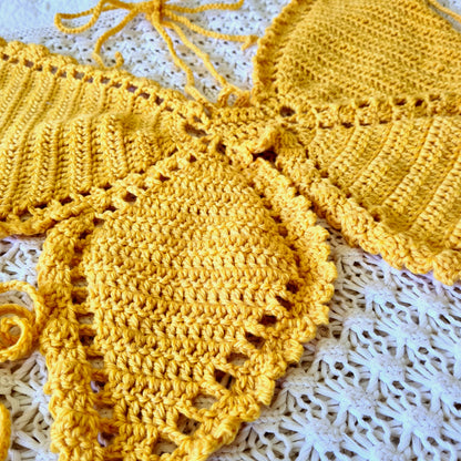 Handmade Crochet Butterfly Top