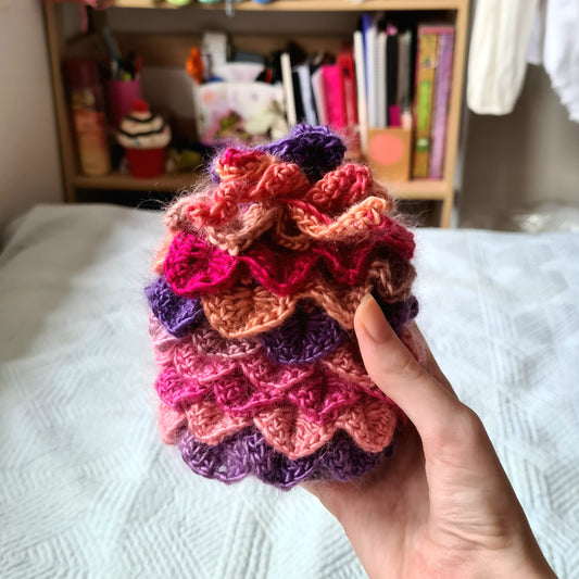 Crochet Dragon Egg Pouch