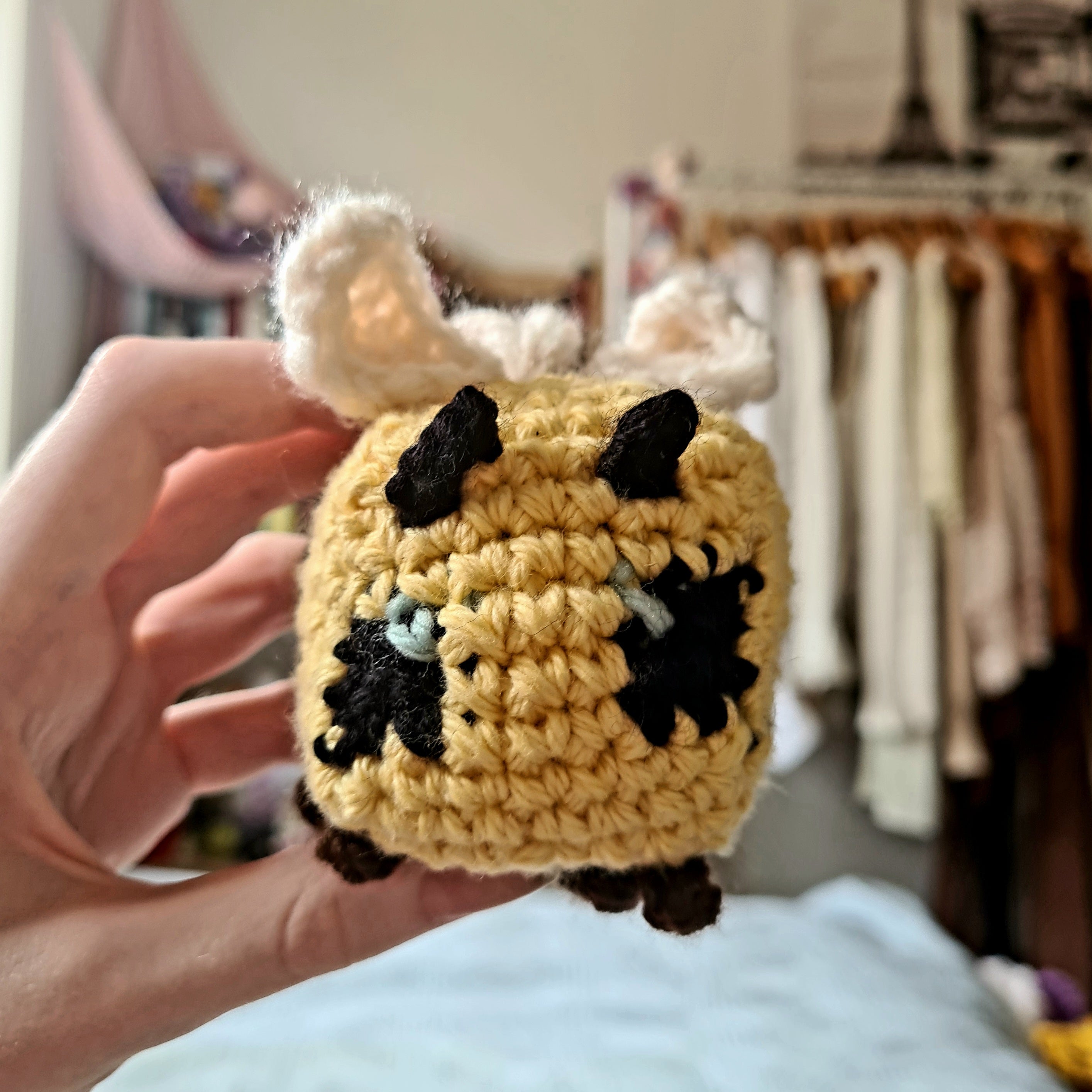 Minecraft Inspired Bee Crochet Pattern