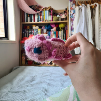 Minecraft Inspired Axolotl Crochet Pattern
